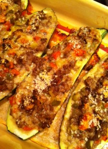 cheeseburger zucchini